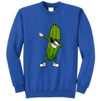 Dill Pickle Dabbing Pickle Glasses Funny Pickle Gift Tall Sweatshirt