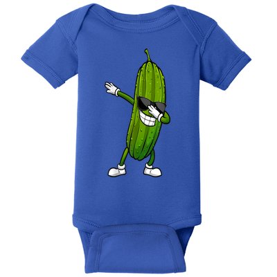 Dill Pickle Dabbing Pickle Glasses Funny Pickle Gift Baby Bodysuit