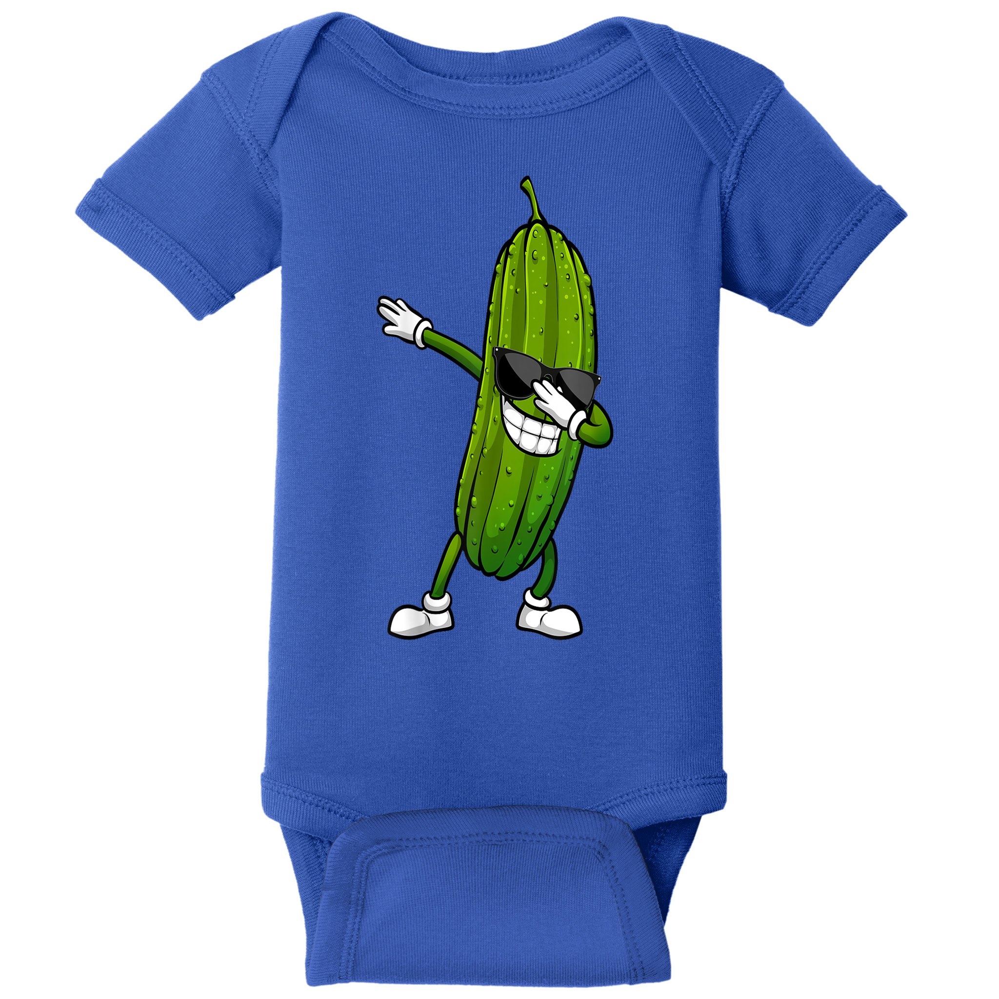 Dill Pickle Dabbing Pickle Glasses Funny Pickle Gift Baby Bodysuit