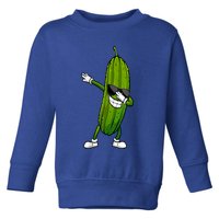 Dill Pickle Dabbing Pickle Glasses Funny Pickle Gift Toddler Sweatshirt