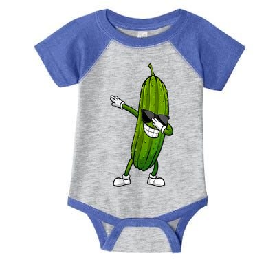Dill Pickle Dabbing Pickle Glasses Funny Pickle Gift Infant Baby Jersey Bodysuit