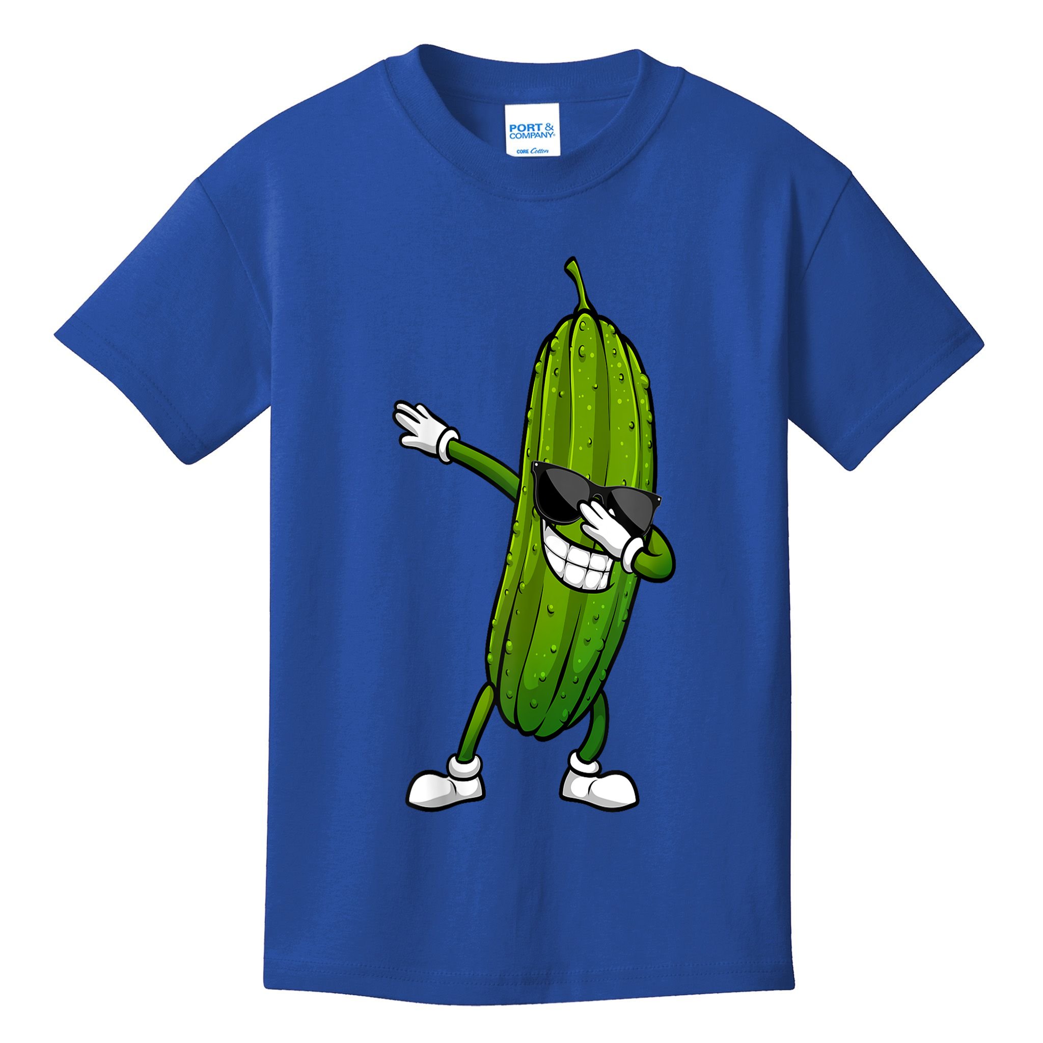 Dill Pickle Dabbing Pickle Glasses Funny Pickle Gift Kids T-Shirt
