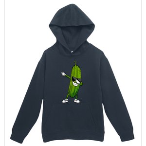 Dill Pickle Dabbing Pickle Glasses Funny Pickle Gift Urban Pullover Hoodie