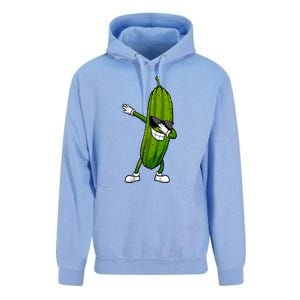 Dill Pickle Dabbing Pickle Glasses Funny Pickle Gift Unisex Surf Hoodie