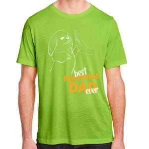 Dog Pekingese Dad Pekingese Best Pekingese Dad Ever Gift Adult ChromaSoft Performance T-Shirt