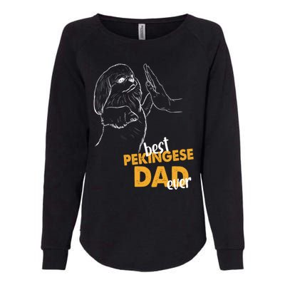 Dog Pekingese Dad Pekingese Best Pekingese Dad Ever Gift Womens California Wash Sweatshirt