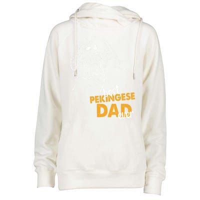 Dog Pekingese Dad Pekingese Best Pekingese Dad Ever Gift Womens Funnel Neck Pullover Hood