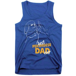 Dog Pekingese Dad Pekingese Best Pekingese Dad Ever Gift Tank Top