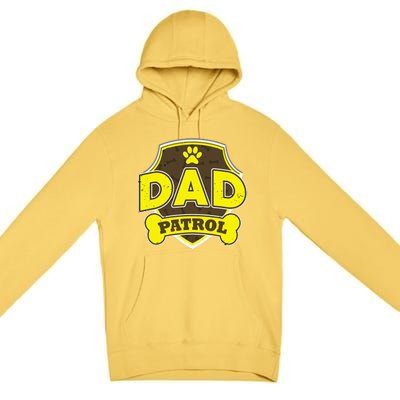 Dad Patrol Dog Premium Pullover Hoodie