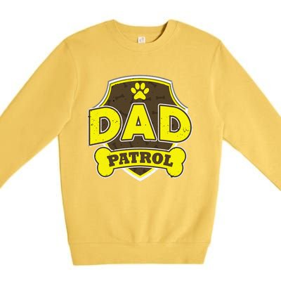 Dad Patrol Dog Premium Crewneck Sweatshirt