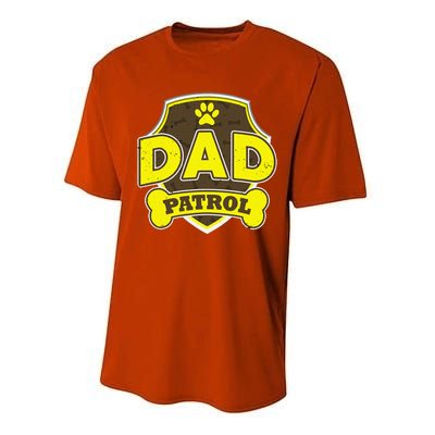 Dad Patrol Dog Performance Sprint T-Shirt