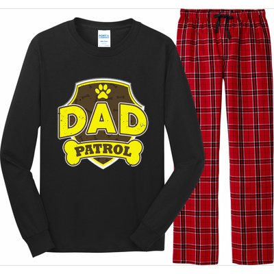 Dad Patrol Dog Long Sleeve Pajama Set