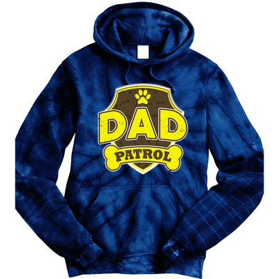 Dad Patrol Dog Tie Dye Hoodie