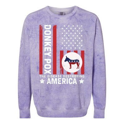 Donkey Pox Colorblast Crewneck Sweatshirt