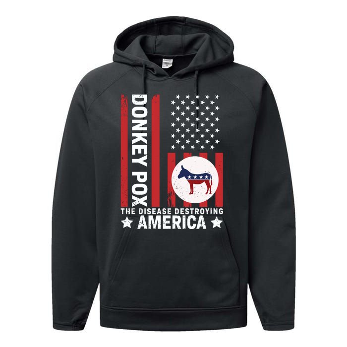 Donkey Pox Performance Fleece Hoodie