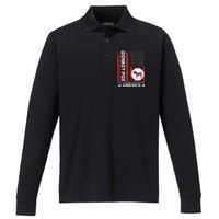 Donkey Pox Performance Long Sleeve Polo