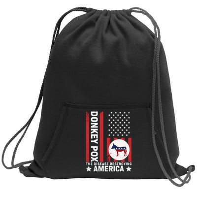 Donkey Pox Sweatshirt Cinch Pack Bag