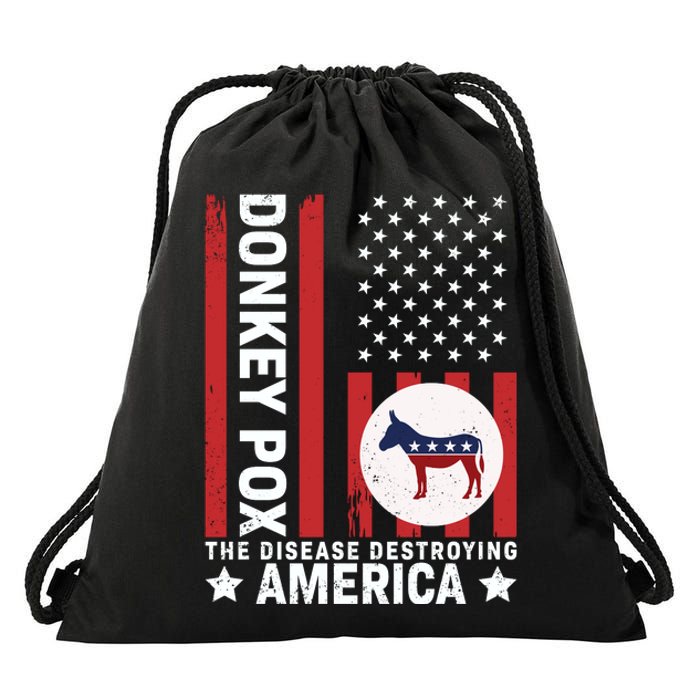 Donkey Pox Drawstring Bag