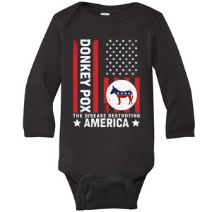 Donkey Pox Baby Long Sleeve Bodysuit