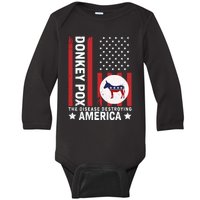 Donkey Pox Baby Long Sleeve Bodysuit