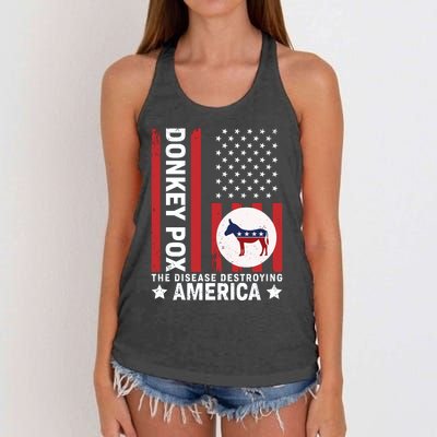 Donkey Pox Women's Knotted Racerback Tank