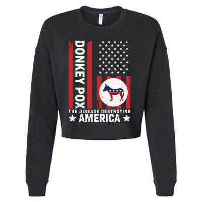 Donkey Pox Cropped Pullover Crew