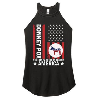 Donkey Pox Women's Perfect Tri Rocker Tank