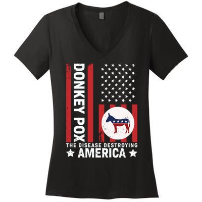 Donkey Pox Women's V-Neck T-Shirt