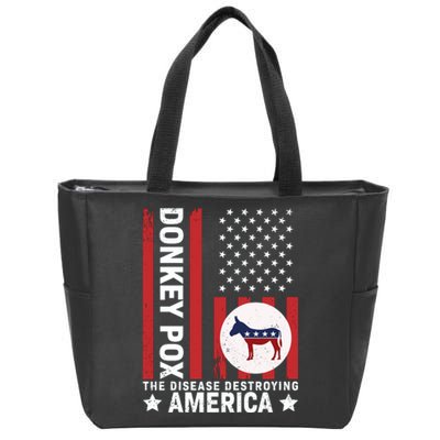 Donkey Pox Zip Tote Bag