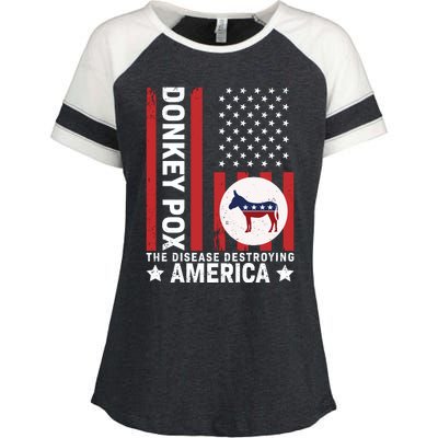 Donkey Pox Enza Ladies Jersey Colorblock Tee