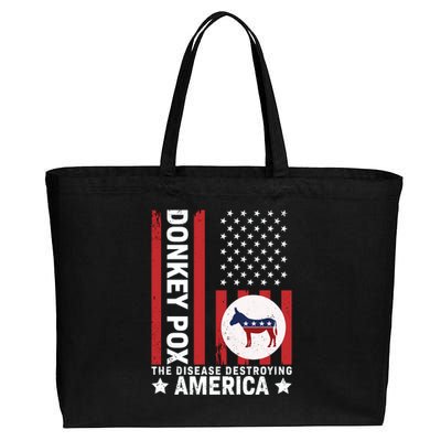 Donkey Pox Cotton Canvas Jumbo Tote