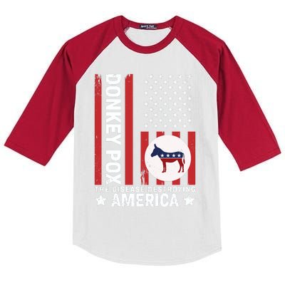 Donkey Pox Kids Colorblock Raglan Jersey