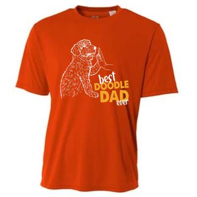 Doodle Papa Doodle Dad Doodle Daddy Best Doodle Dad Ever Great Gift Cooling Performance Crew T-Shirt