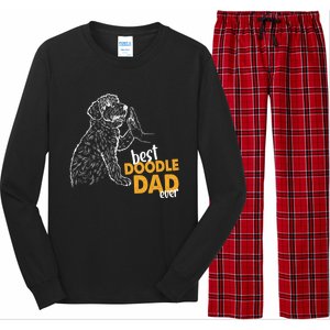 Doodle Papa Doodle Dad Doodle Daddy Best Doodle Dad Ever Great Gift Long Sleeve Pajama Set