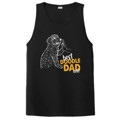 Doodle Papa Doodle Dad Doodle Daddy Best Doodle Dad Ever Great Gift PosiCharge Competitor Tank