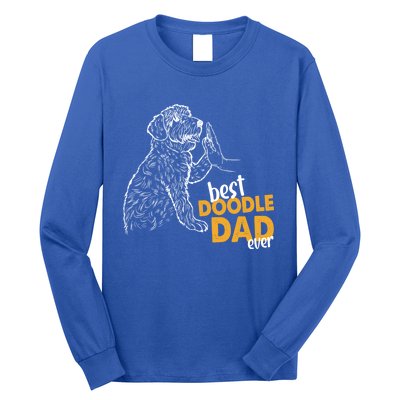 Doodle Papa Doodle Dad Doodle Daddy Best Doodle Dad Ever Great Gift Long Sleeve Shirt