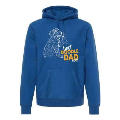 Doodle Papa Doodle Dad Doodle Daddy Best Doodle Dad Ever Great Gift Premium Hoodie