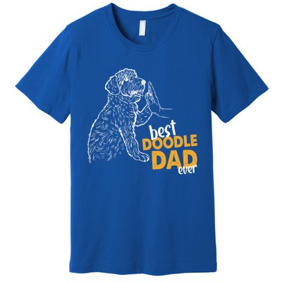 Doodle Papa Doodle Dad Doodle Daddy Best Doodle Dad Ever Great Gift Premium T-Shirt