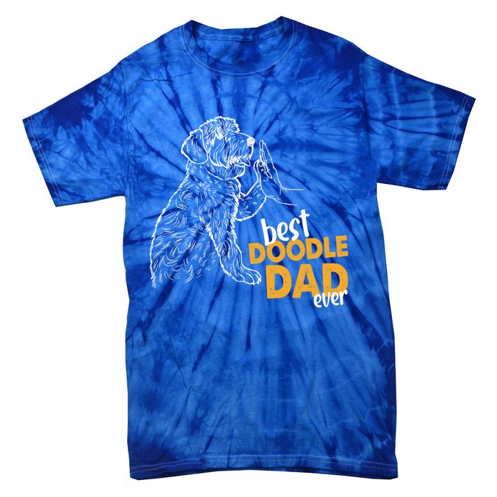 Doodle Papa Doodle Dad Doodle Daddy Best Doodle Dad Ever Great Gift Tie-Dye T-Shirt