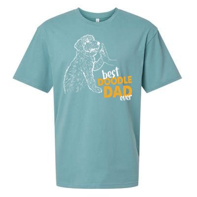 Doodle Papa Doodle Dad Doodle Daddy Best Doodle Dad Ever Great Gift Sueded Cloud Jersey T-Shirt