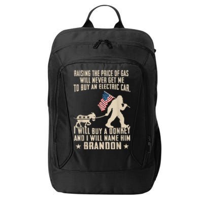 Donkey Pox Destroying America Funny Bigfoot Anti Biden City Backpack