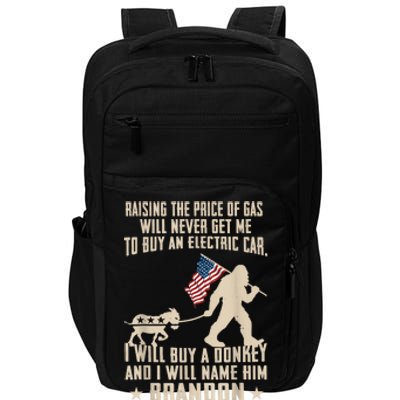 Donkey Pox Destroying America Funny Bigfoot Anti Biden Impact Tech Backpack