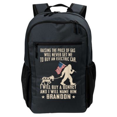 Donkey Pox Destroying America Funny Bigfoot Anti Biden Daily Commute Backpack