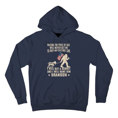 Donkey Pox Destroying America Funny Bigfoot Anti Biden Hoodie