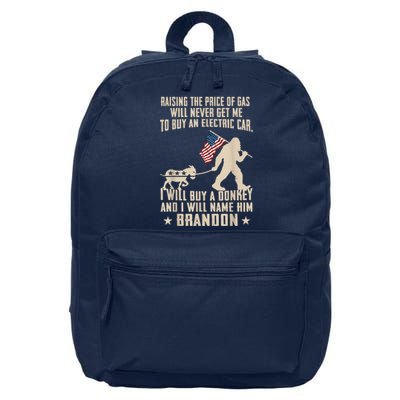 Donkey Pox Destroying America Funny Bigfoot Anti Biden 16 in Basic Backpack