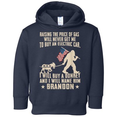 Donkey Pox Destroying America Funny Bigfoot Anti Biden Toddler Hoodie