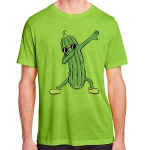 Dabbing Pickle Dancing Cucumber Lover Funny Funny Gift Adult ChromaSoft Performance T-Shirt