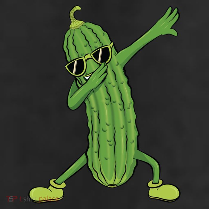 Dabbing Pickle Dancing Cucumber Lover Funny Funny Gift Cool Comfort Performance Bucket Hat