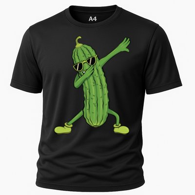 Dabbing Pickle Dancing Cucumber Lover Funny Funny Gift Performance Shirt