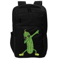 Dabbing Pickle Dancing Cucumber Lover Funny Funny Gift Impact Tech Backpack